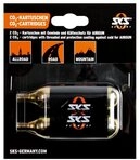 SKS Fahrradpumpe SKS CO2-Ersatzkartuschen 16g mit Gewinde - CO2 Kartusche - 2er...