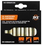 SKS Fahrradpumpe SKS Ersatzkartuschen Airchamp Pro - 5 CO2-Kartuschen ohne...