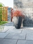 Diephaus Terrassenplatte RUSTICA WEI&szlig;-SCHWARZ 60/40/4 CM
