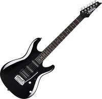 Ibanez E-Gitarre GSA60-BKN Black Knight - mit HSS-Pickups und Tremolo, SA Gio Serie