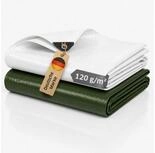 NOOR Schutzplane HOBBY - vielseitige Abdeckplane - 120g/m&sup2;, Gewebeplane Garten...
