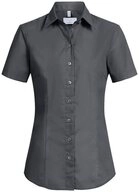 GREIFF Kurzarmbluse Greiff Corporate Bluse Damen BASIC Anthrazit