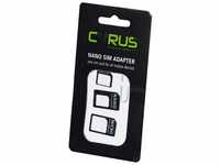 Cyrus 3-in-1 - Sim-Karten Adapter Set - Nano - Micro -Standard - schwarz