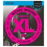 Daddario Saiten, (5er Bass XL Nickel 45-130 45-65-80-100-130 EXL170-5SL), 5er...