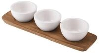 Villeroy & Boch Dipschale Artesano Original Dipsch&auml;lchen-Set, Porzellan, Holz,...