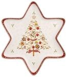Villeroy & Boch Schale Winter Bakery Delight Sternschale gross, Premium Porcelain,