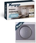 Kopp Schalter Kopp Malta 312315188 Wechseldimmer Abdeckung Dimmschalter...