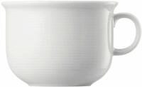 Thomas Porzellan Tasse Trend weiss Cappuccino-Obertasse 0,32 l, Porzellan,...