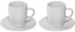JURA Kaffeeservice Kaffeetassen, 2er-Set wei&szlig;