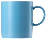 Thomas Porzellan Becher Sunny Day Henkelbecher Waterblue 300 ml, Porzellan