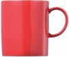 Thomas Porzellan Becher Sunny Day New Red Becher mit Henkel 0,3 l, Porzellan