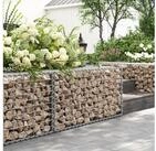 SONGMICS Hochbeet Gabionen (1 St., 1er), Gabionenkorb, Metall-Steinkorb, 100x50x30cm