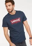T-Shirt LEVI'S "Batwing Logo Tee", Herren, Gr. M, blau (marineblaus), Jersey,