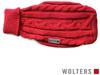 Wolters Hundepullover Zopf-Strickpullover rot