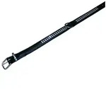 Nobby Hunde-Halsband Halsband Crystal zweireihig schwarz schwarz 47 cm