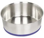 Nobby Futternapf Edelstahlnapf Heavy, rutschfest f&uuml;r Hunde 3900 ml | &Oslash; 27.5 cm