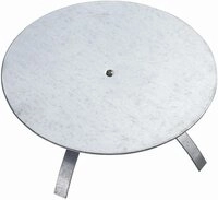turk Kaminofen-Erweiterungssegmet Kaminlochdeckel bis 180 mm verzinkt, 1-tlg.