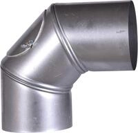 Firefix Ofenrohr Firefix A120/BU Ofenrohrbogen, Silber, (1-tlg)