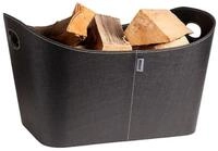 ADURO Kaminholzkorb Holzkorb Aduro Baseline PET schwarz