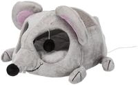TRIXIE Kratztonne Kuschelh&ouml;hle&nbsp;Lukas - hellgrau/grau - 35 &times; 33 &times; 65 cm