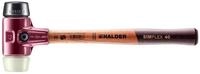 Gummihammer HALDER SIMPLEX Schonhammer &Oslash; 40 mm Gummi / Nylon mit...