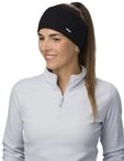 Eisb&auml;r Stirnband Jamies (Futter aus Fleece-Merinowolle) schwarz Damen