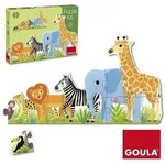 Jumbo Spiele Puzzle Goula Puzzle XXL Dschungel, von klein bis gro&szlig; - 16 Teile,...