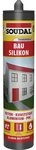 SOUDAL Silikon Soudal Bau-Silikon grau 300 ml