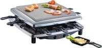 Steba Raclette RC 3 plus chrom, 8 Raclettepf&auml;nnchen, 1450 W