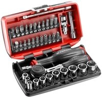 Facom Steckschl&uuml;ssel Umschaltknarre 1/4&Prime; mit 360&deg; Drehgriff +...