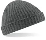 Beechfield&reg; Strickm&uuml;tze Fischerm&uuml;tze Herren Trawler Beanie Kurze Seemannsm&uuml;tze