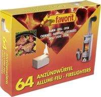 favorit Grillanz&uuml;nder Favorit Anz&uuml;ndw&uuml;rfel wei&szlig; 64 St&uuml;ck