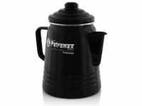 Petromax Kaffeebereiter Perkolator Perkomax, schwarz, 1.3l Kaffeekanne, per-9-s