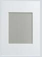 Walther Bilderrahmen Passepartout PA040S 30x40 innen 20x27 cm polarwei&szlig;