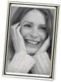 Walther Bilderrahmen WD069S Chloe Portraitrahmen 6x9 cm silber