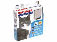 Pet Mate Ltd. 4-Wege-Verschluss Katzenklappe Cat Mate 309 (weiß)