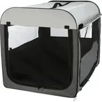 TRIXIE Hunde-Transportbox Hundebox Basic - dunkelgrau/hellgrau - 70 &times; 75 &times; 95 cm