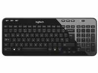 Logitech K360 Wireless Unifying kabellos schwarz 920-003056 Tastatur