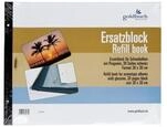 Goldbuch Fotoalbum Ersatzblock 83 077 schwarz 38x30 cm f&uuml;r Schraubalb