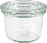 WECK Einmachglas, Glas, (Set, 12-tlg), Mini-Sturzglas, ohne Ringe und Klammern