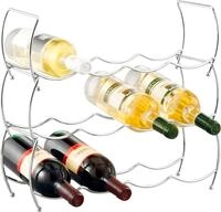 Zeller Present Weinregal, Set 3-tlg., L&uuml;ckenlos dank 3-tlg. Mengenanpassung