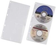 DURABLE Prospekth&uuml;lle CD-H&uuml;lle Cover S f&uuml;r 2 CDs/DVDs PP transparent 5 St&uuml;ck