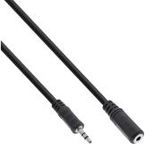 Inline Klinke Verl&auml;ngerung, 3,5mm Klinke Stecker / Buchse, Stereo, 5m...