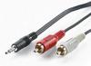 VALUE 3,5mm (ST)-zu-Cinch (2x ST) Kabel Audio-Kabel, Klinke 3,5 mm, 3-polig...