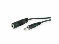 ROLINE 3,5mm Verlängerungskabel ST / BU Audio-Kabel, Klinke 3,5 mm, 3-polig...