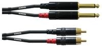 Cordial Audio-Kabel, CFU 1.5 PC Cinch-Klinkekabel 1,5 m - Audiokabel