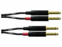 Cordial Audio-Kabel, CFU 6 PP Doppel-Klinkenkabel 6 m - Audiokabel