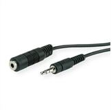 ROLINE 3,5mm Verl&auml;ngerungskabel ST / BU Audio-Kabel, Klinke 3,5 mm, 3-polig...