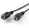 VALUE Cinch-Verlängerungskabel simplex ST/BU Audio-Kabel, Cinch (RCA) Männlich