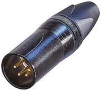 Neutrik XLR-Kabelstecker Serie XX NC4MXX-B Audio- & Video-Adapter